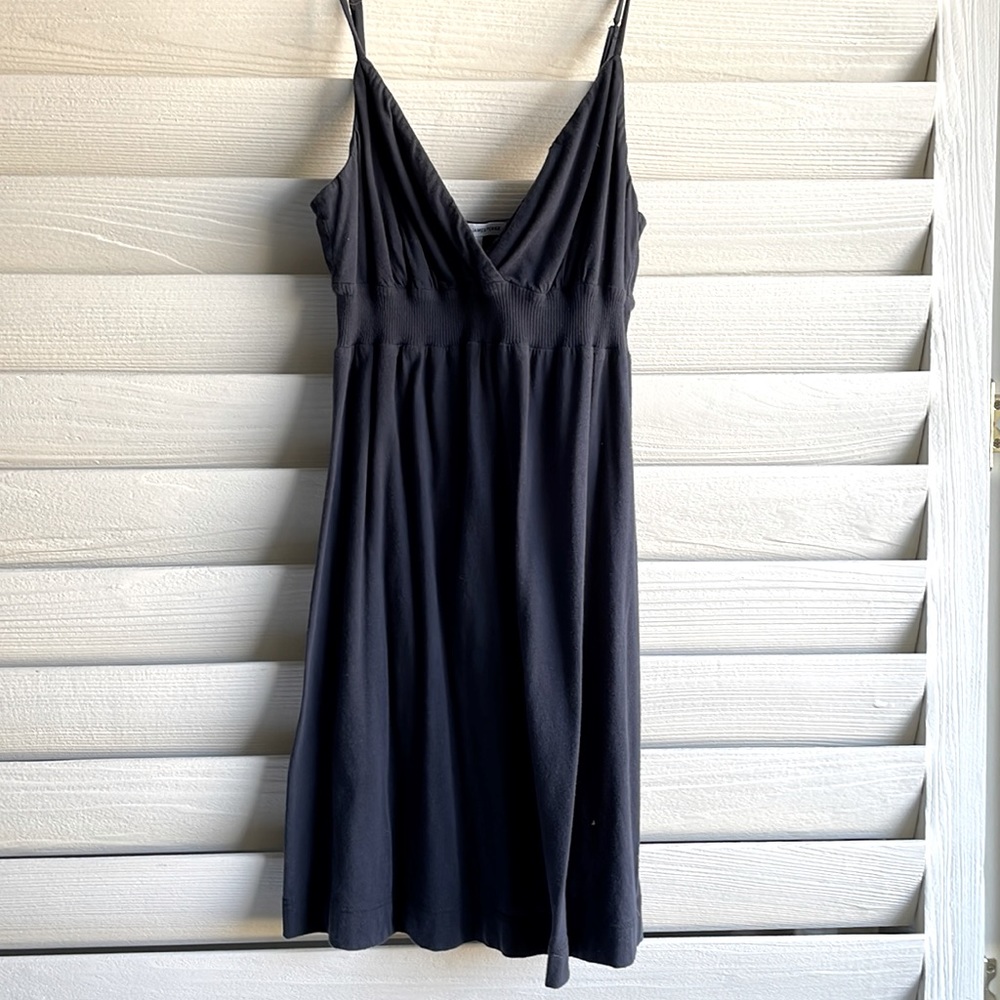 James Perse mini Sun Dress in Navy / bathing suit cover up